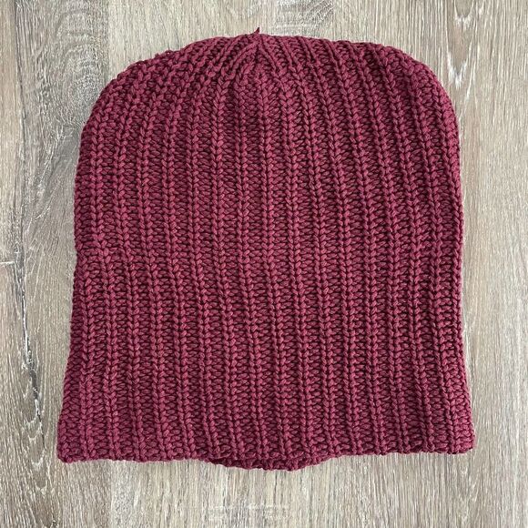 Love Your Melon Burgundy Red Beanie Hat - Picture 2 of 3